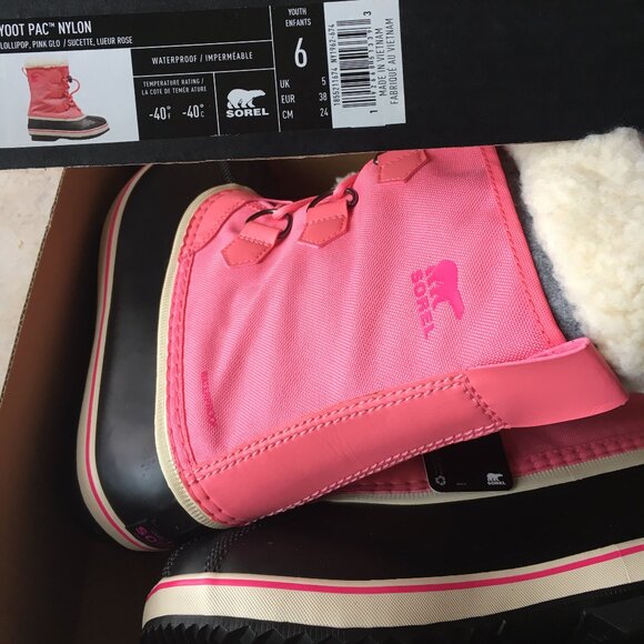 SOREL PINK BOOTS BNIB NWT - Picture 2 of 4